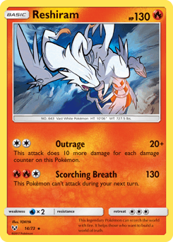 Reshiram #14 — Shining Legends