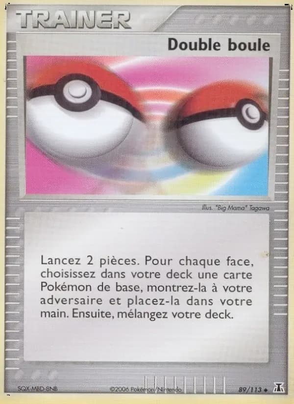 Carte Pokémon Double boule #89 — Espèces Delta