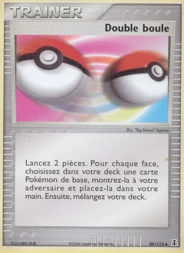 Carte Pokémon Double boule #89 — Espèces Delta