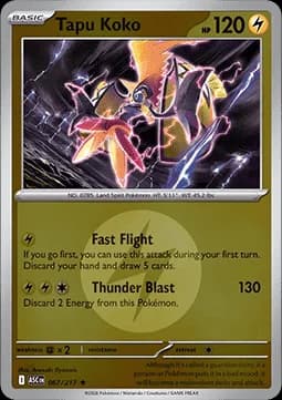 Tapu Koko #067 Non Holo — Ascended Heroes