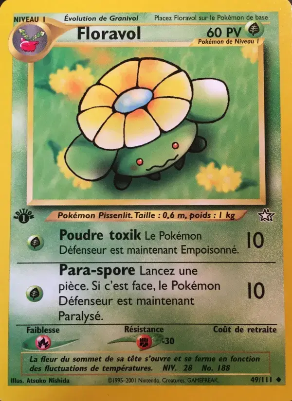 Carte Pokémon Floravol #49 — Neo Genesis