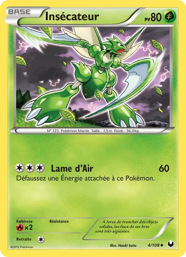 Carte Pokémon Insécateur #4 — Explorateurs Obscurs