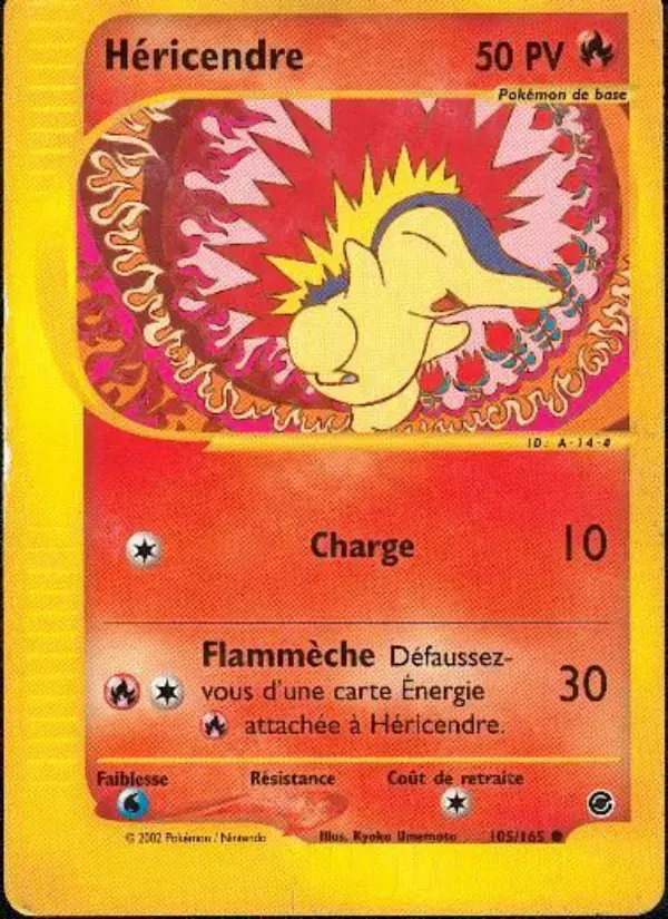 Carte Pokémon Héricendre #105 — Expédition