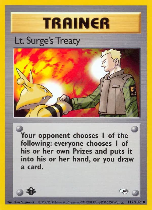 Lt. Surge's Treaty #112 — Gym Heroes