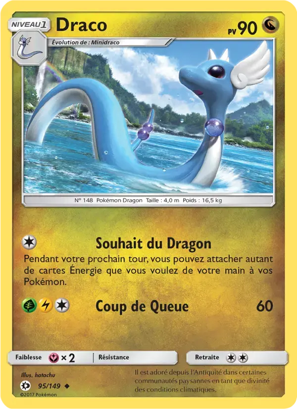 Carte Pokémon Draco #95 — Soleil et Lune
