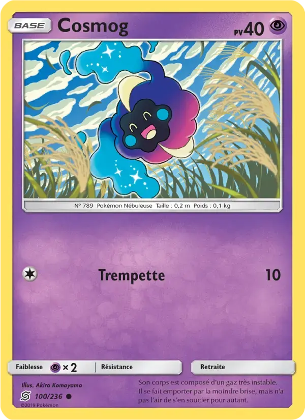 Carte Pokémon Cosmog #100 — Harmonie des Esprits