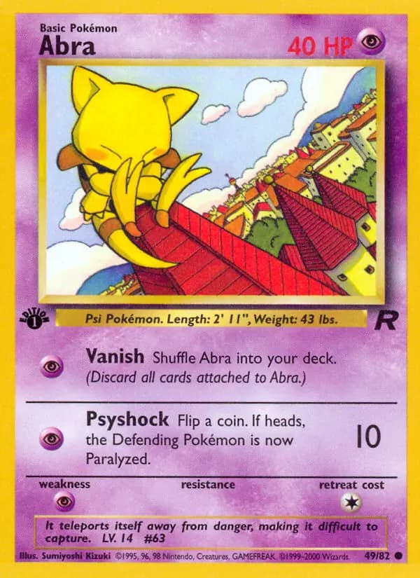 Abra #49 — Team Rocket