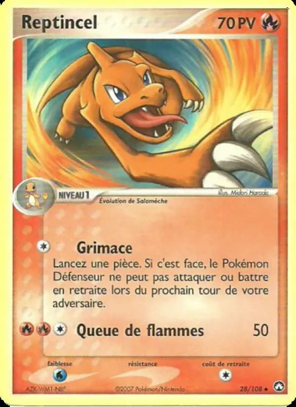 Carte Pokémon Reptincel #28 — Gardiens du Pouvoir