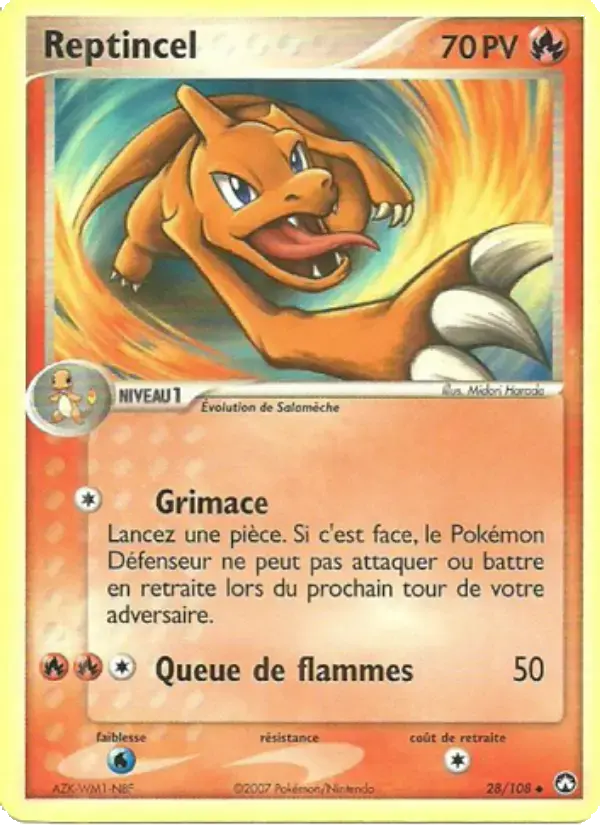 Carte Pokémon Reptincel #28 — Gardiens du Pouvoir