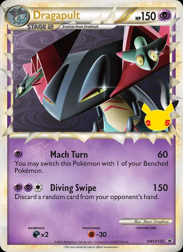 Dragapult #SWSH132 — Sword & Shield Promos