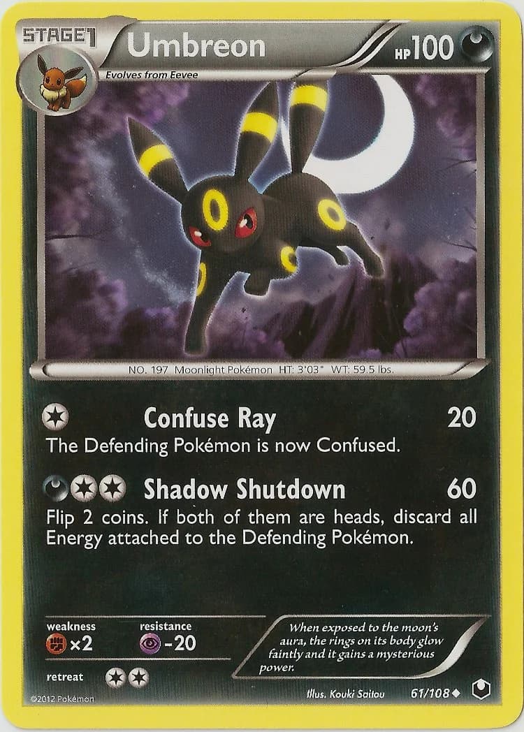 Carte Pokémon Noctali #9 — 2013 Promo McDonald's