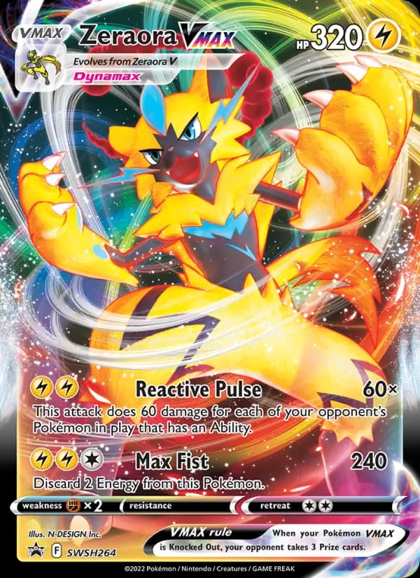 Zeraora VMAX #SWSH264 — Sword & Shield Promos