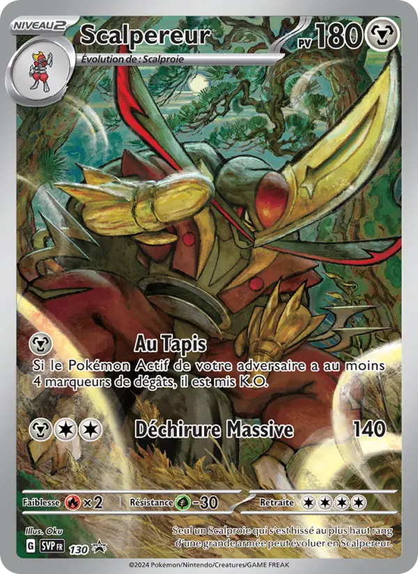Carte Pokémon Scalpereur #130 — Promos Écarlate et Violet