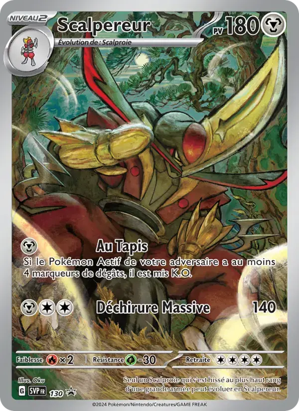 Carte Pokémon Scalpereur #130 — Promos Écarlate et Violet