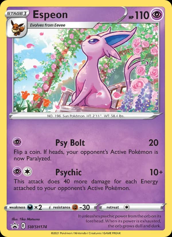 Espeon #SWSH174 — Sword & Shield Promos