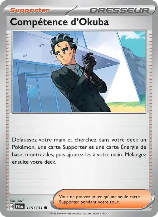 Carte Pokémon Compétence d'Okuba #115 — Évolutions Prismatiques