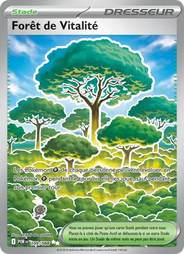 Carte Pokémon Forêt de Vitalité #109 — Équilibre Parfait
