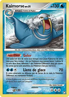 Carte Pokémon Kaimorse #39 — Trésors Mystérieux