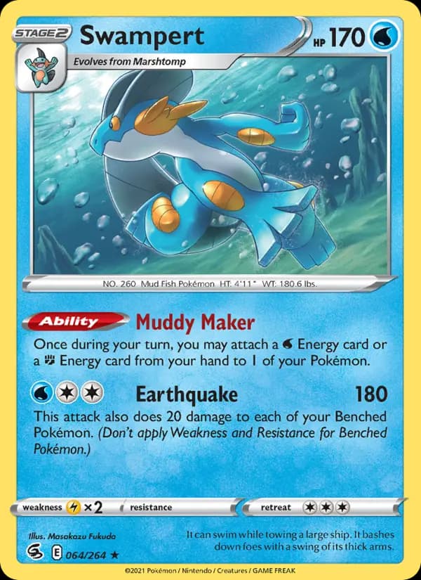 Swampert #64 — Fusion Strike