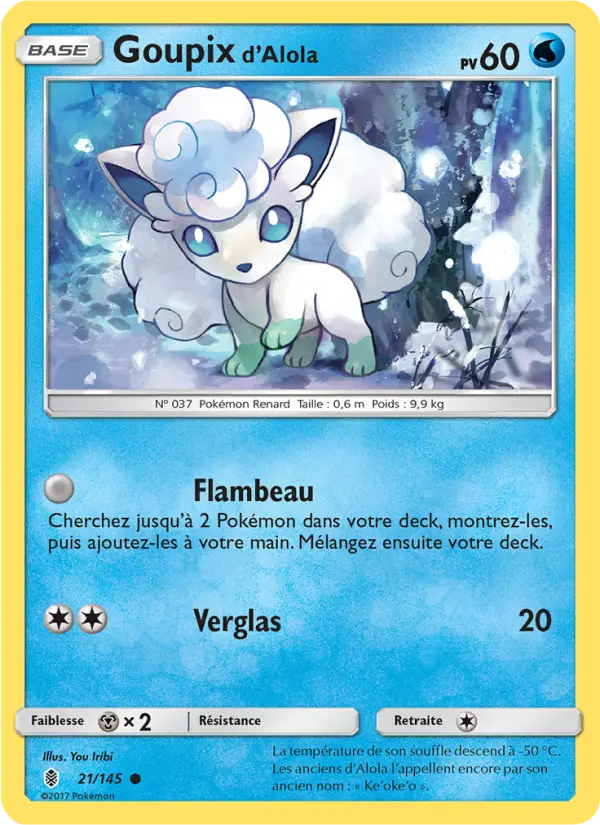 Carte Pokémon Goupix d’Alola #21 — Gardiens Ascendants