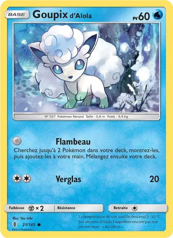 Carte Pokémon Goupix d’Alola #21 — Gardiens Ascendants