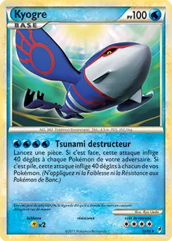 Carte Pokémon Kyogre #12 — L'Appel des Légendes