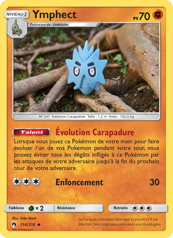 Carte Pokémon Ymphect #116 — Tonnerre Perdu
