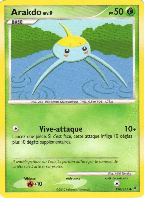 Carte Pokémon Arakdo #130 — Vainqueurs Suprêmes