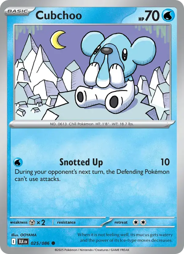 Cubchoo #025 — Black Bolt