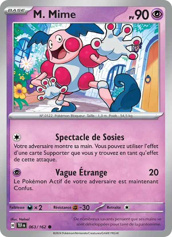 Carte Pokémon M. Mime #063 — Forces Temporelles