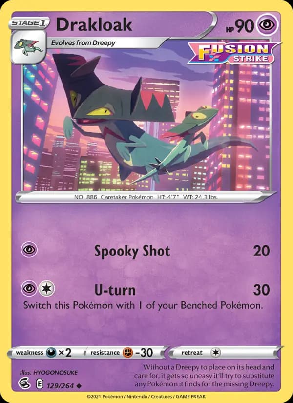 Drakloak #129 — Fusion Strike
