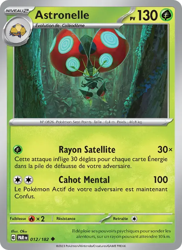 Carte Pokémon Astronelle #012 — Faille Paradoxe