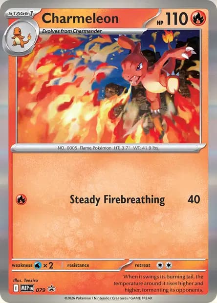 Charmeleon #079 — Mega Evolution Promos
