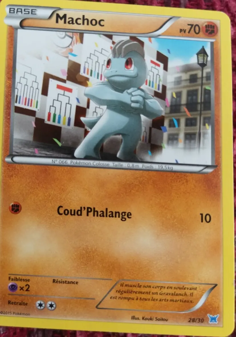 Carte Pokémon Machoc #28 — Kit du Dresseur XY (Latios)