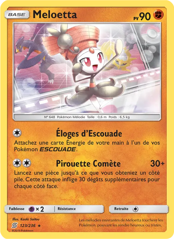 Carte Pokémon Meloetta #123 — Harmonie des Esprits