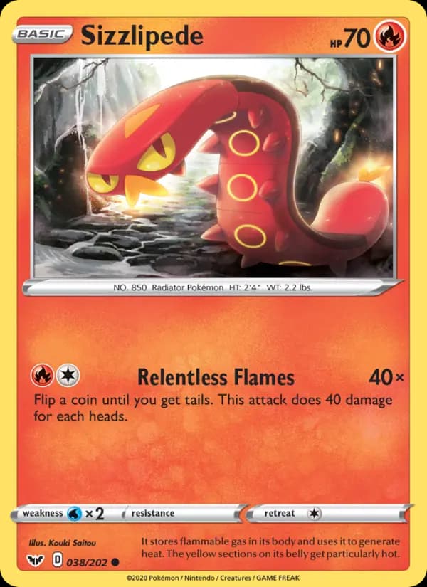 Sizzlipede #38 — Sword & Shield