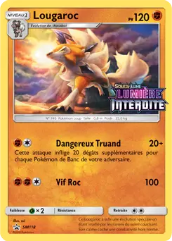 Carte Pokémon Lougaroc #SM118 — Promos Soleil et Lune