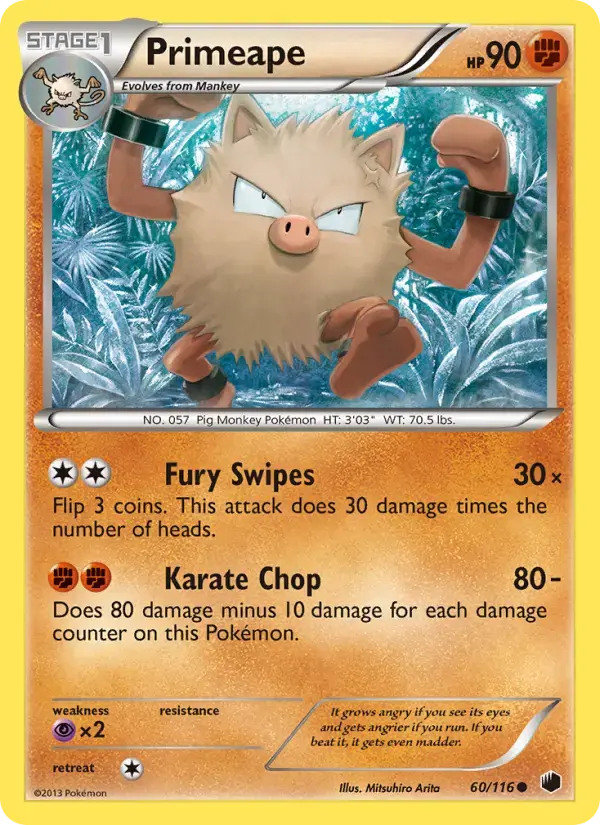 Primeape #60 — Plasma Freeze
