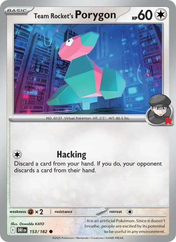 Team Rocket's Porygon #153 — Destined Rivals