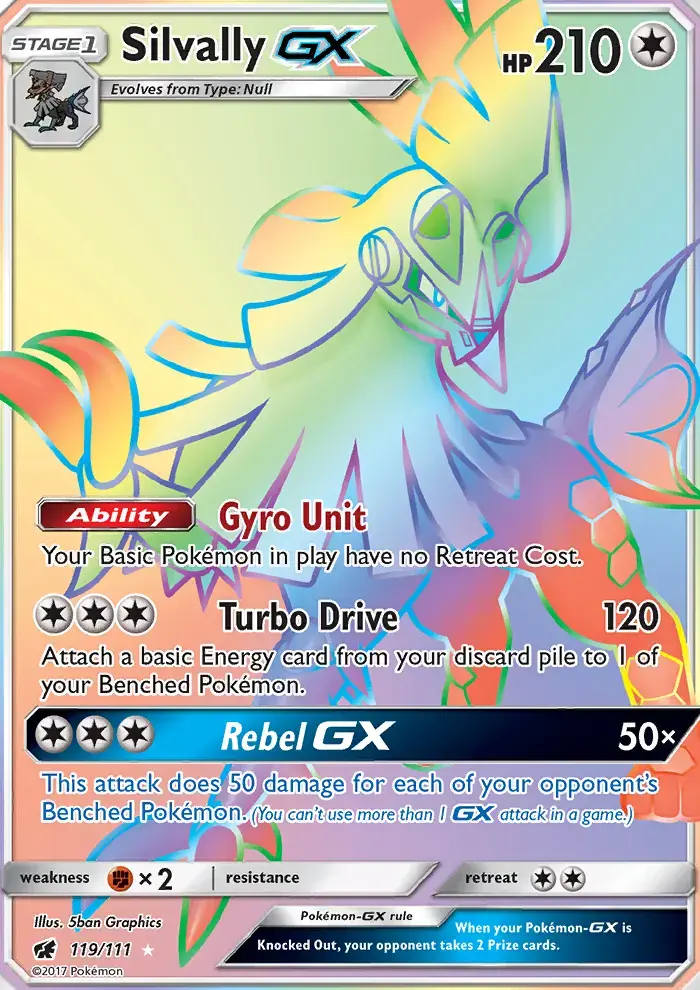 Silvally GX #119 — Crimson Invasion