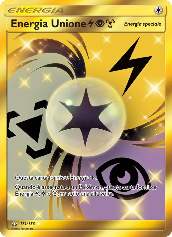 Carte Pokémon Énergie Unitaire LightningPsychicMetal #171 — Ultra-Prisme