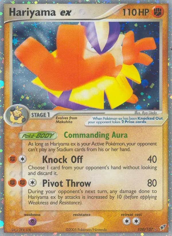 Hariyama ex #100 — Deoxys
