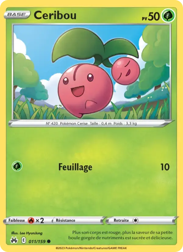 Carte Pokémon Ceribou #011 — Zénith Suprême