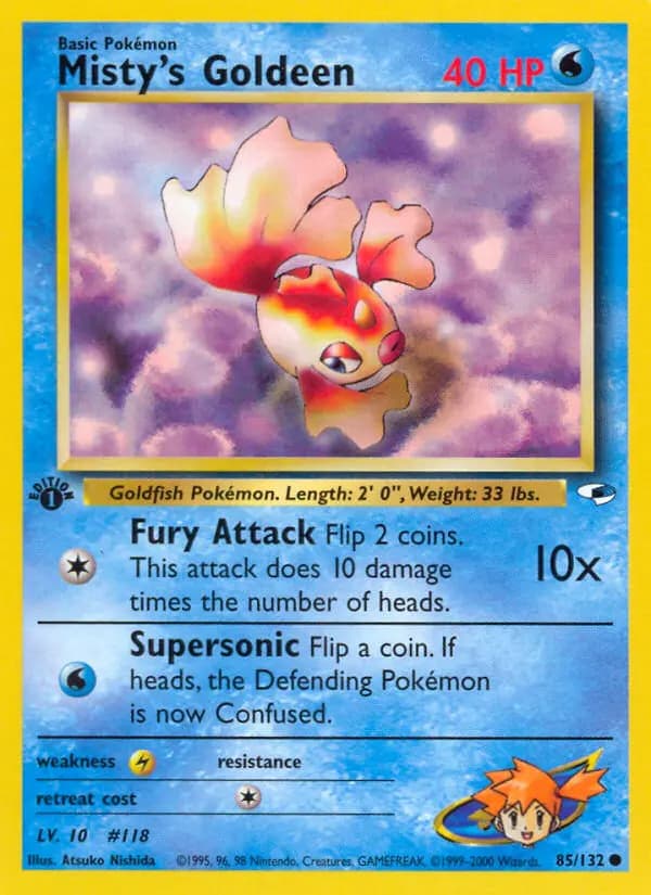 Misty's Goldeen #85 — Gym Heroes