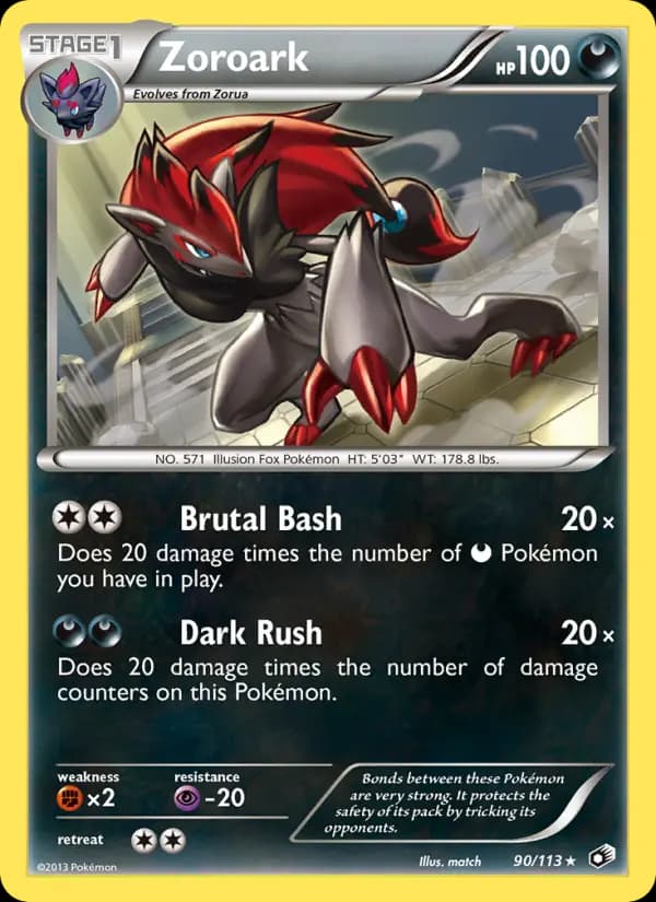 Zoroark #90 — Legendary Treasures
