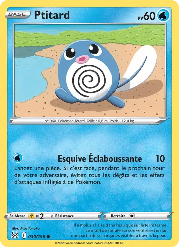 Carte Pokémon Ptitard #030 — Origine Perdue