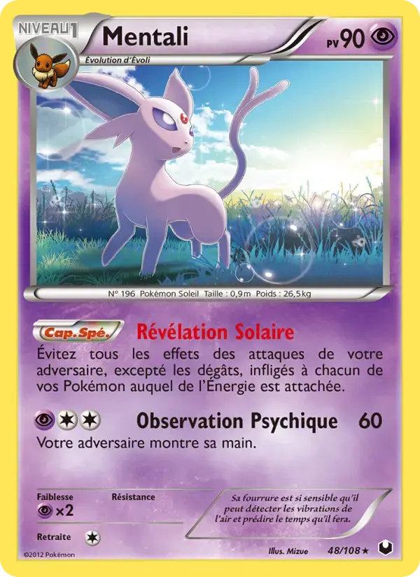 Carte Pokémon Mentali #48 — Explorateurs Obscurs