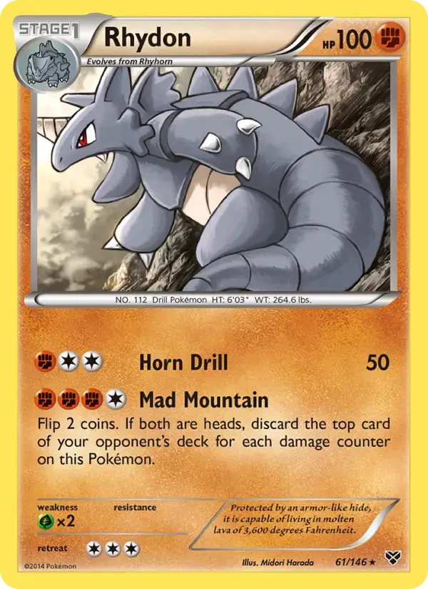 Rhydon #61 — XY