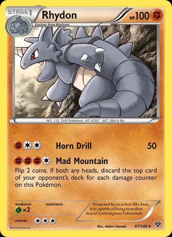 Rhydon #61 — XY