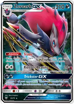 Zoroark GX #53 — Shining Legends